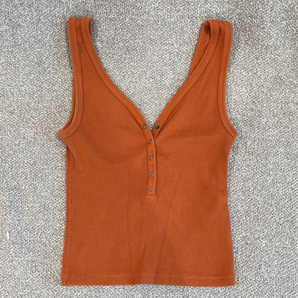 Abercrombie & Fitch Burnt Orange Tank Top